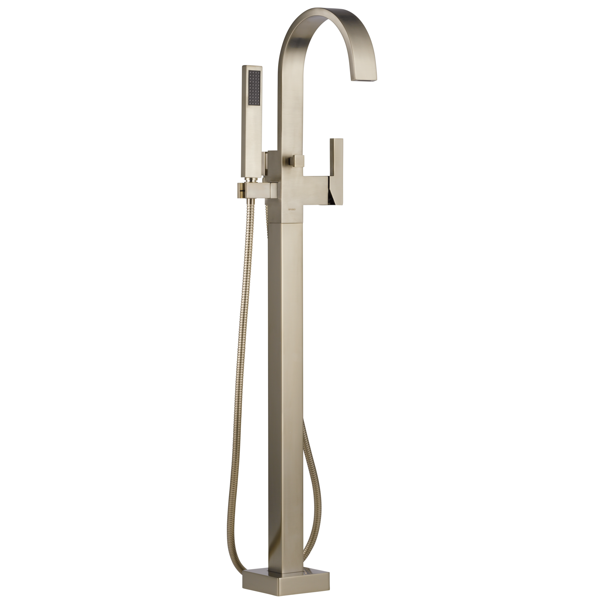 Brizo Siderna Floor‑Mounted Tub Filler with Hand Shower